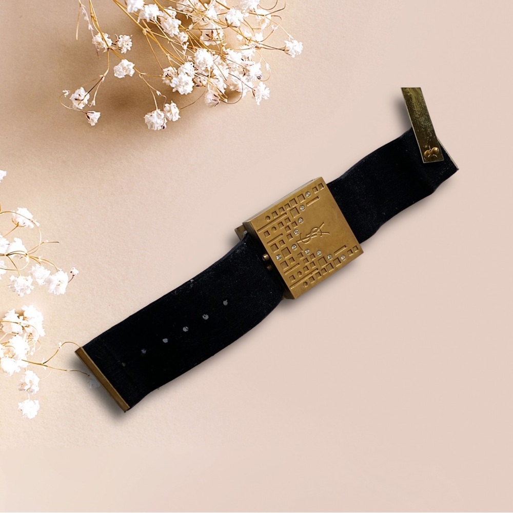 Yves Saint Laurent Brass Lip gloss eye shadow palatte  Bracelet